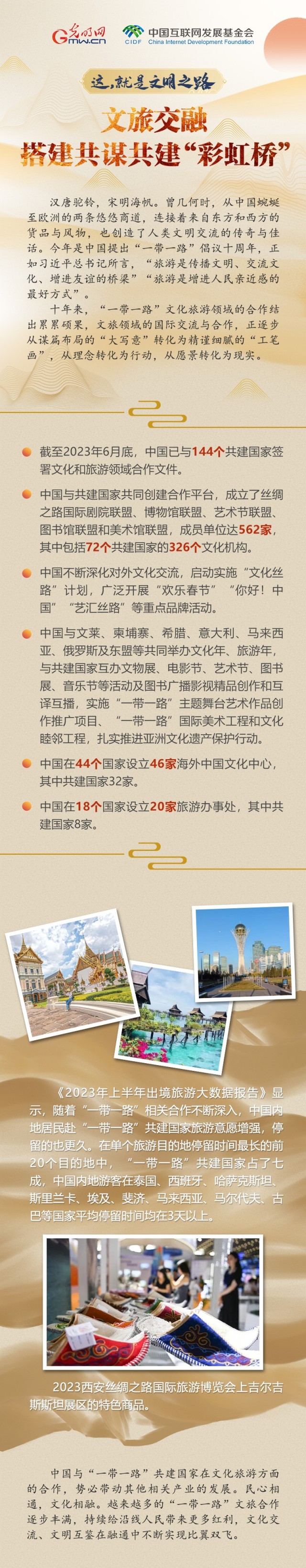 【大道共通】這，就是文明之路丨文旅交融 搭建共謀共建“彩虹橋”